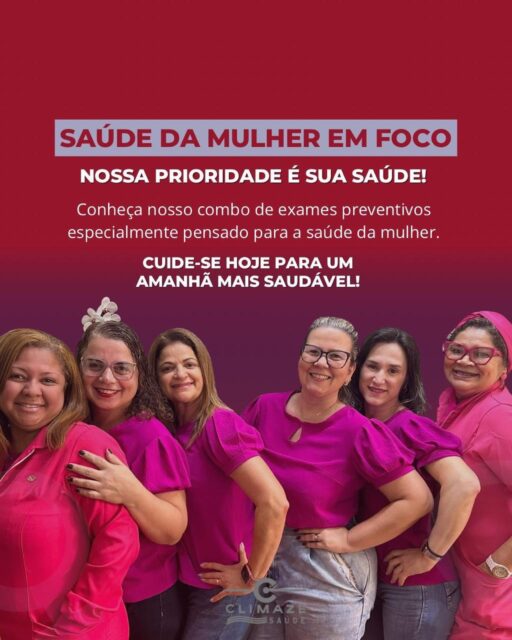🌸 Março: mês da mulher, mês do cuidado.

Ser mulher é cuidar de todos… mas não podemos esquecer de cuidar de nós mesmas.
A saúde não pode esperar a doença chegar. Prevenção é tudo.

Neste mês especial, reforçamos a importância dos exames de rotina, das consultas médicas e da atenção aos sinais do seu corpo. Cuidar da sua saúde é um ato de amor-próprio e responsabilidade.

Venha realizar seus exames e sua consulta aqui na Climaze Saúde.
Priorize sua vida. Priorize você. 💕

Em 2026, a Climaze completa 30 anos cuidando de você e da sua família em Campo Grande. Agradecemos a confiança de todos esses anos — e temos notícias boas chegando por aí! 👀✨

📍 Estamos localizados na Rua Ivo do Prado, 195 – Campo Grande, próximo à Rua Campo Grande, na rua da Estação do Trem.
📞 Telefones: 2415-7650 / 2415-4509

Venha nos fazer uma visita e saborear aquele café fresquinho, feito com muito carinho. ☕💚

Climaze Saúde – 30 anos com você.