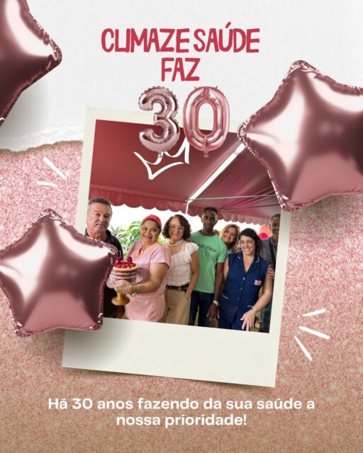 30 anos de história, cuidado e gratidão ✨

No dia 31 de março, a Climaze Saúde completa 30 anos… e o nosso coração só sabe agradecer. 💚

Agradecer a você, que nos prestigia, que confia no nosso trabalho e que reconhece o valor de um atendimento humano, acolhedor e de qualidade. Foi essa confiança que nos trouxe até aqui.

Ao longo desses anos, construímos nossa história com pilares inegociáveis: honestidade, responsabilidade, compromisso e amor pelo que fazemos. Nossa missão sempre foi uma só: levar saúde e bem-estar às famílias de Campo Grande, com profissionais capacitados, especialistas de verdade e uma equipe preparada para oferecer não apenas uma consulta, mas uma experiência de cuidado.

E essa conquista também é sua! Por isso, te convidamos a celebrar conosco esse momento tão especial. 🎉

📍 Estamos na Rua Ivo do Prado, 195 – Campo Grande

Muito obrigada por tanto carinho, confiança e parceria ao longo desses anos.
Que venham muitos e muitos anos mais, cuidando de você e da sua família! 💚

CLIMAZE  SAÚDE 30 ANOS COM VOCÊ 🙌🏻