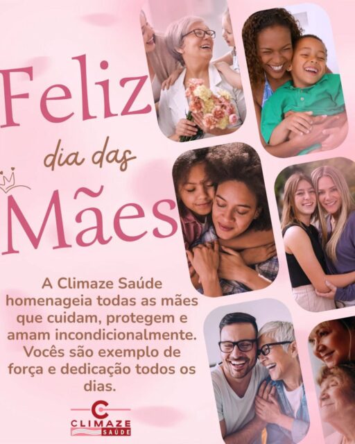 🌷 Dia das Mães ❤️🔥
Neste domingo, a Climaze Saúde homenageia todas as mães mulheres de amor, força, cuidado e dedicação.💖
Que possamos celebrar não apenas este dia, mas todos os outros 364 dias do ano, porque todos nós somos filhos e carregamos em nossa história o amor de uma mãe.
E mesmo que a sua mãe não esteja mais fisicamente aqui, que Deus conforte o seu coração através das doces lembranças, dos abraços vividos e de todo amor que permanece eterno. 🤍
Mas se você ainda tem a bênção de ter sua mãe presente, aproveite esse dia. Abrace, converse, demonstre amor e gratidão. Você já é muito abençoado por isso. 💖
E uma das maiores formas de amar também é cuidar.
💛Por isso, incentive sua mãe a cuidar da saúde, fazer seus exames e priorizar sua qualidade de vida.
📍Agende a consulta da sua mãe na Climaze Saúde.
Aprenda a agradecer, a viver feliz e a valorizar quem tanto fez e faz por você.
Climaze Saúde — 30 anos cuidando das famílias de Campo Grande. ✨